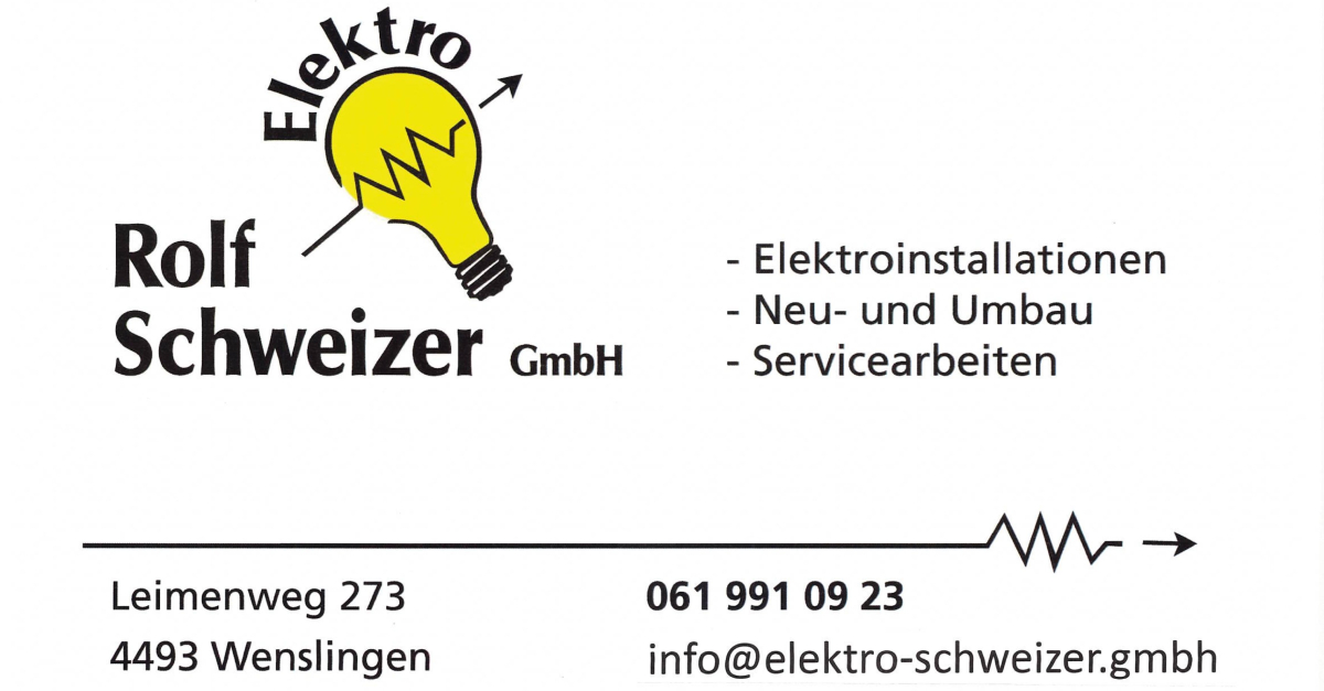 Elektro Rolf Schweizer GmbH, Wenslingen